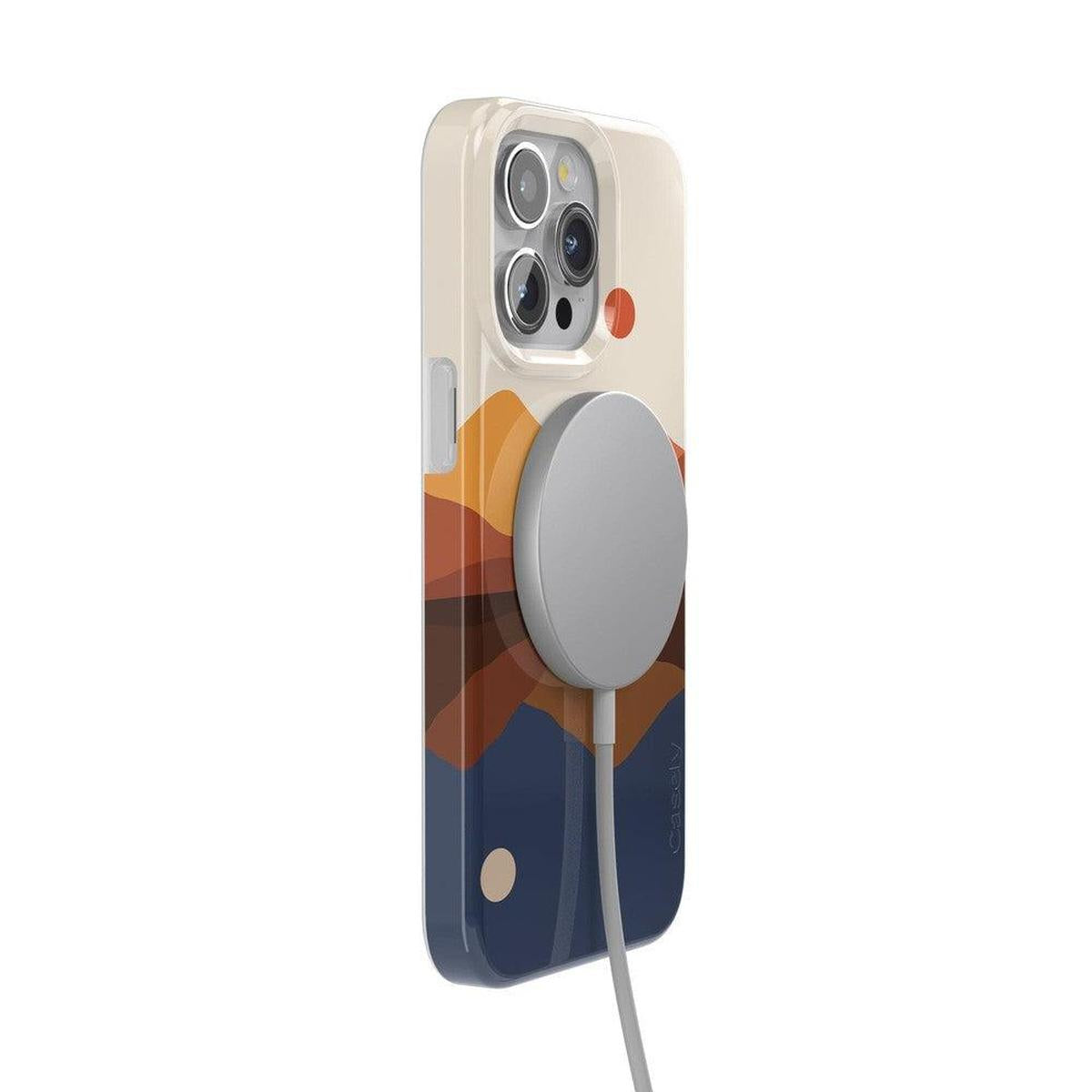 Opposites Attract | Day & Night Colorblock Mountains Case
