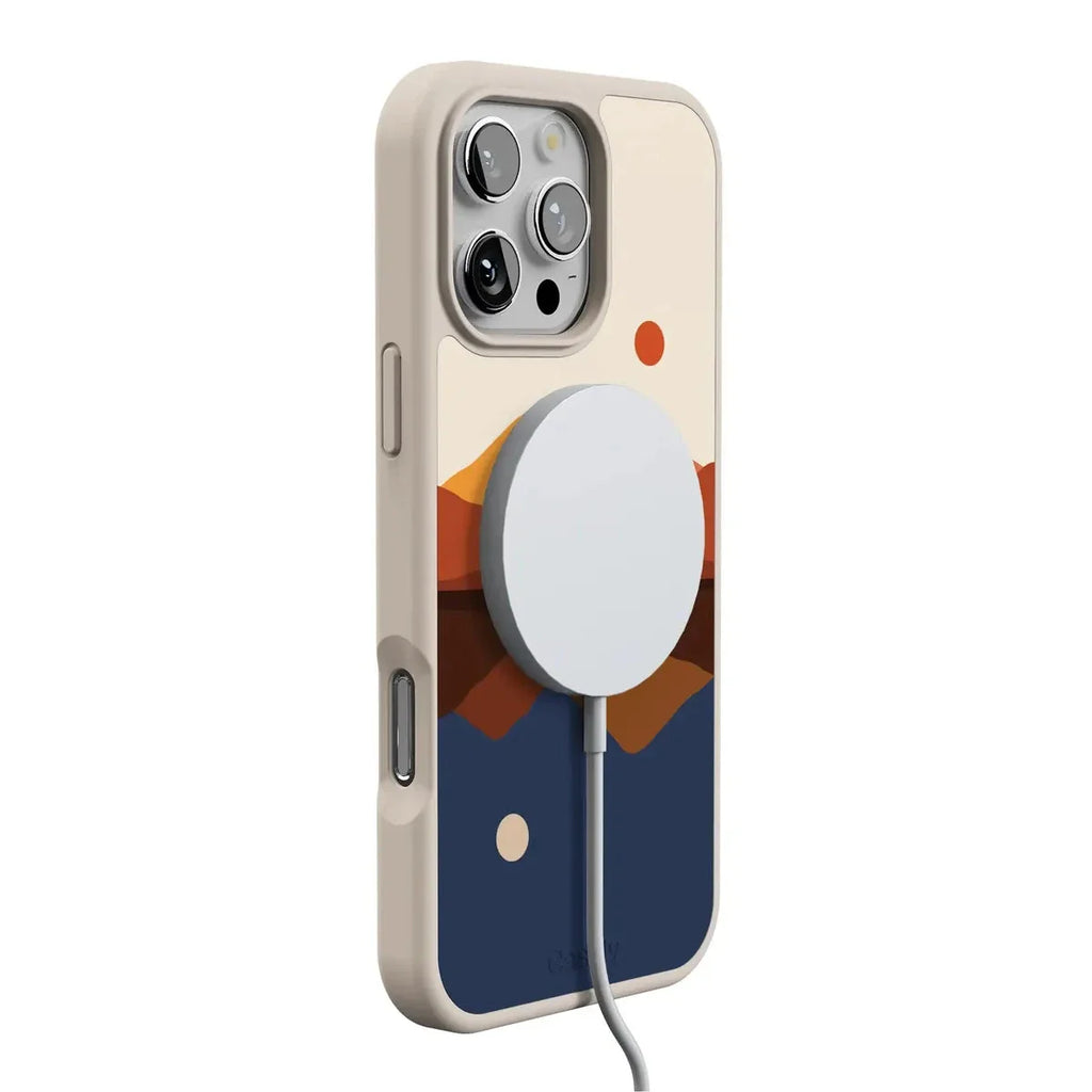 Opposites Attract | Day & Night Colorblock Mountains Case