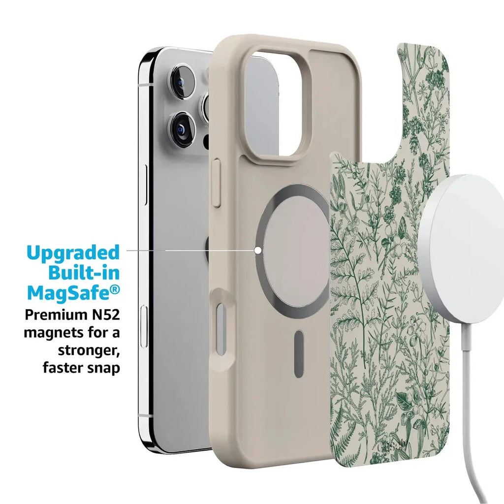 Sage Garden | Green Floral Case