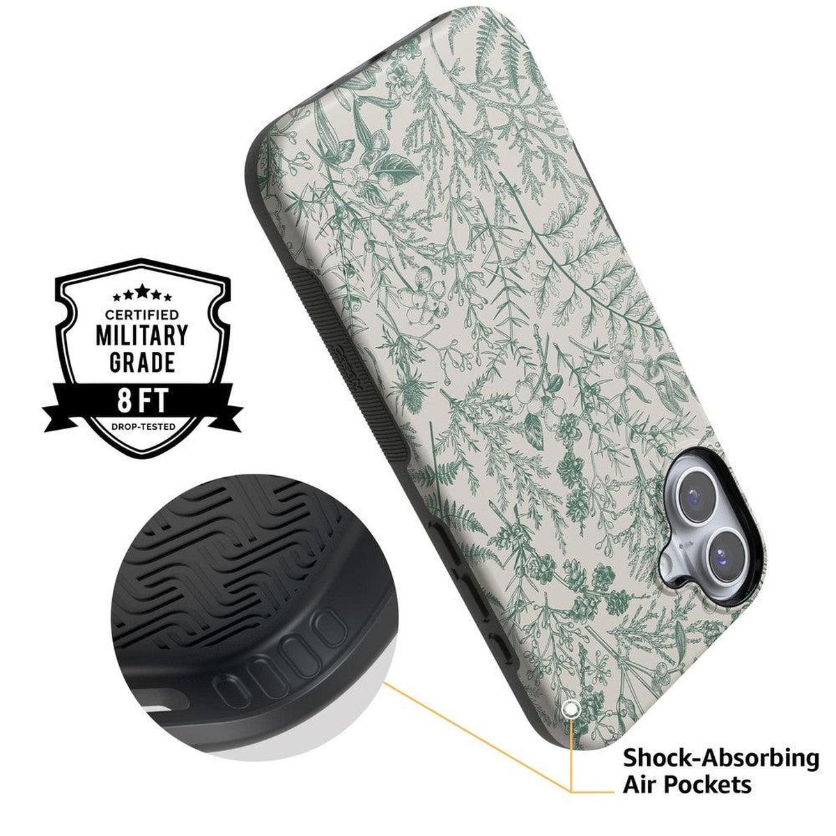 Sage Garden | Green Floral Case