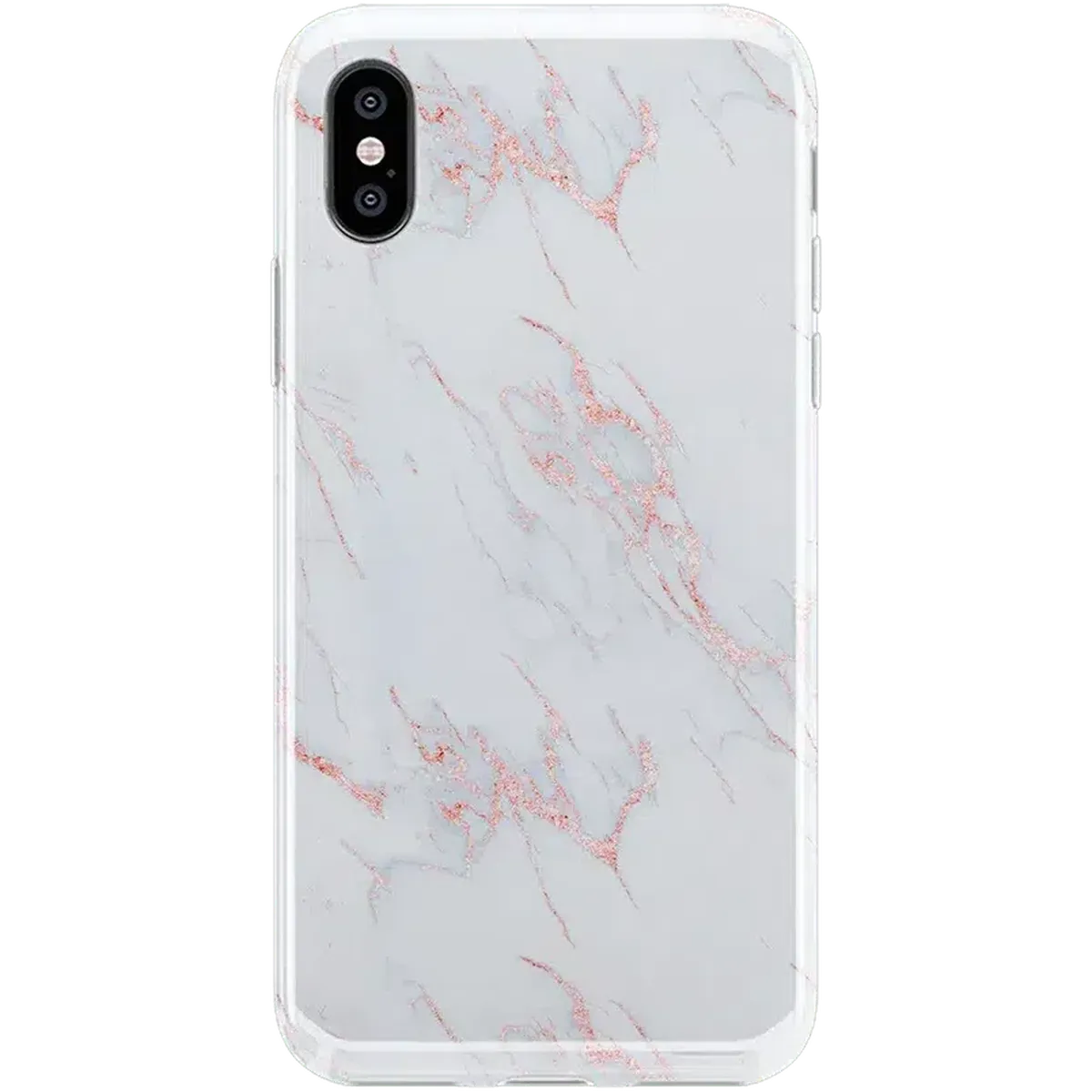 Subtle Blush | White and Pink Marble Case